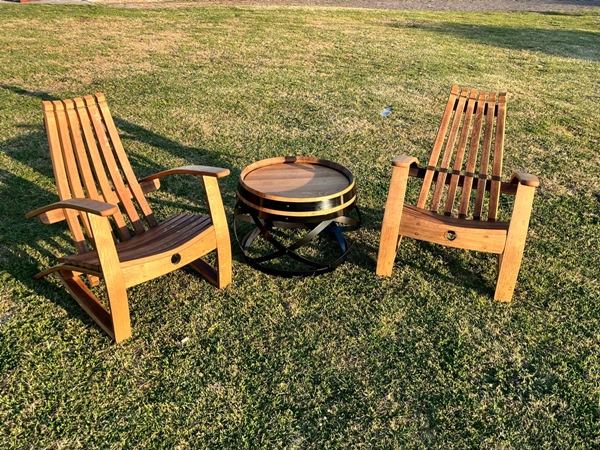 Adirondack chair and side table CodeFS001